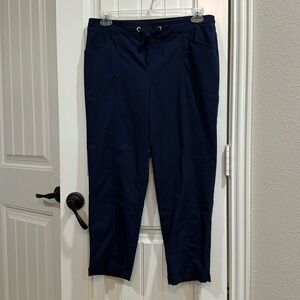Chico’s weekend pull on slacks, navy blue, Chico’s size 2